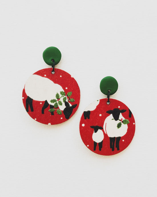 Reversible Large Disc Earrings