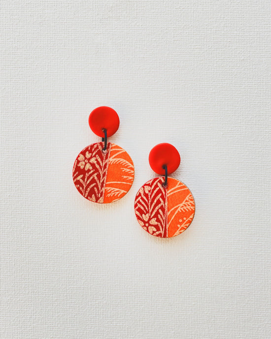 Medium Disc Earrings