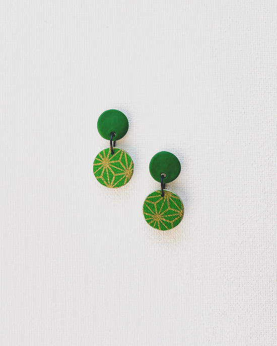 Small Disc Earrings