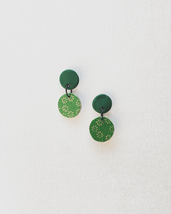 Small Disc Earrings
