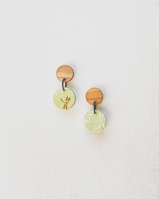 Small Disc Earrings