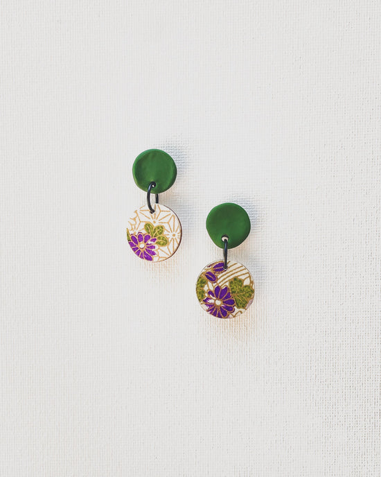 Small Disc Earrings