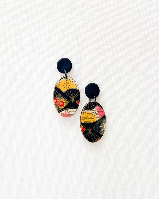 Reversible Medium Oval Earrings