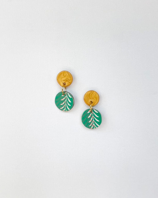 Small Disc Earrings