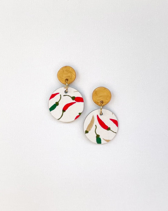 Reversible Medium Disc Earrings