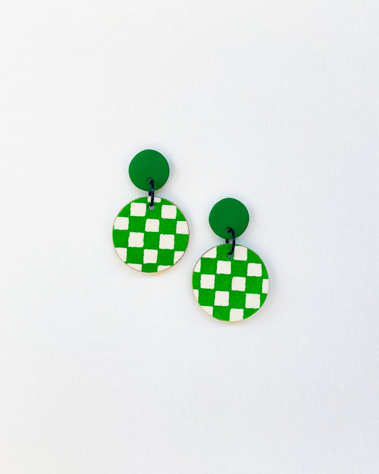 Reversible Medium Disc Earrings