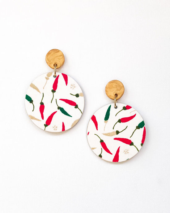 Reversible Large Disc Earrings