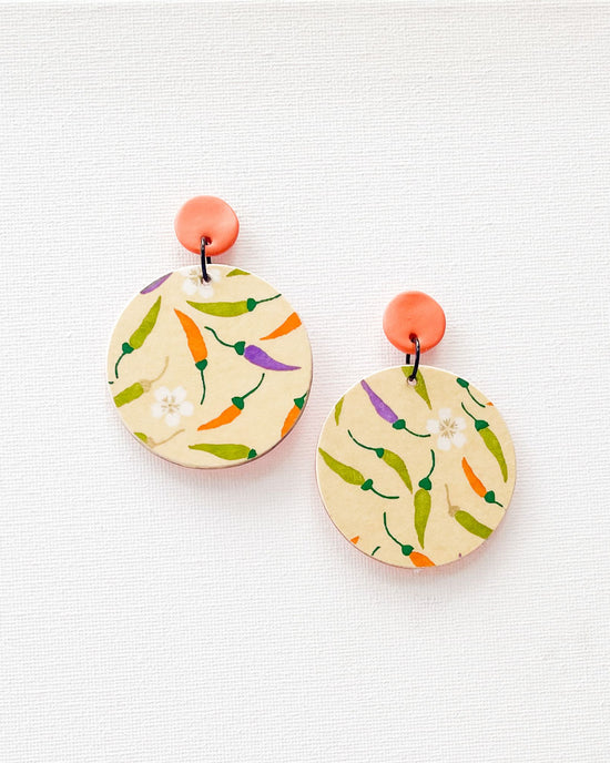 Reversible Large Disc Earrings