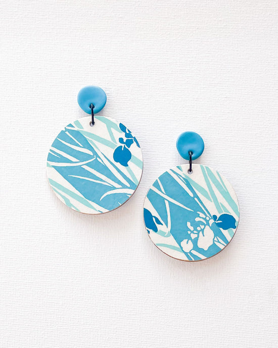 Reversible Large Disc Earrings