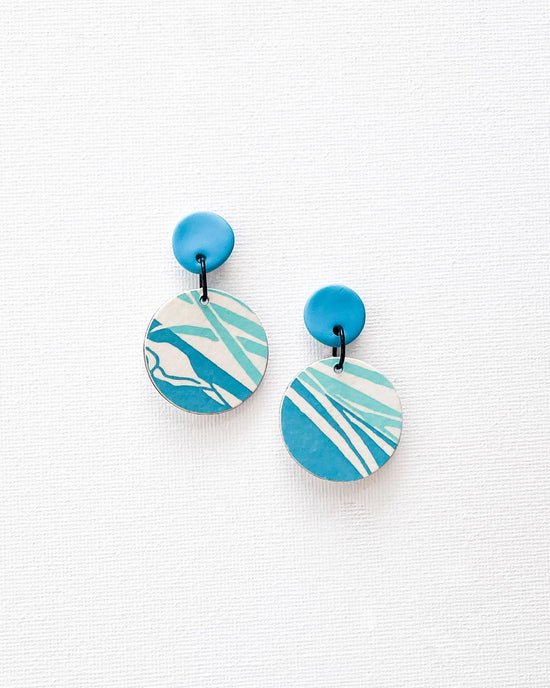 Reversible Medium Disc Earrings