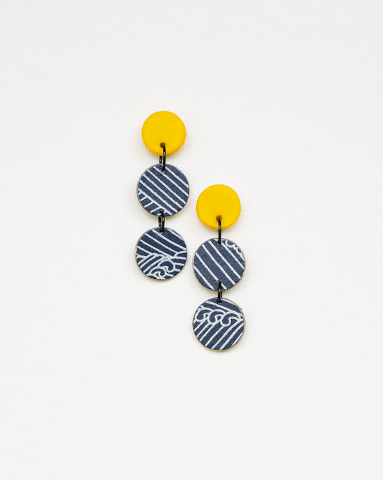 Double Disc Earrings