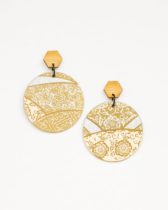 Reversible Large Disc Earrings