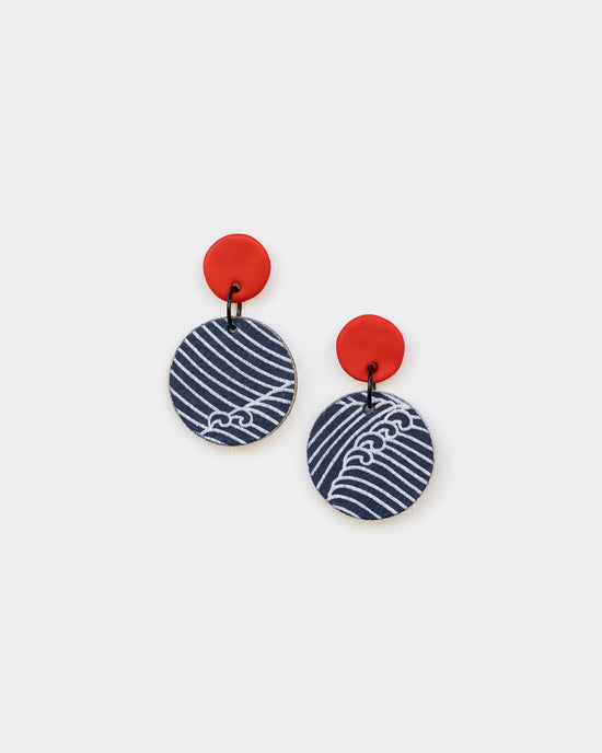 Reversible Medium Disc Earrings