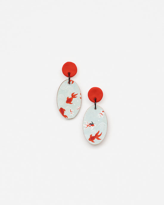 Reversible Medium Oval Earrings