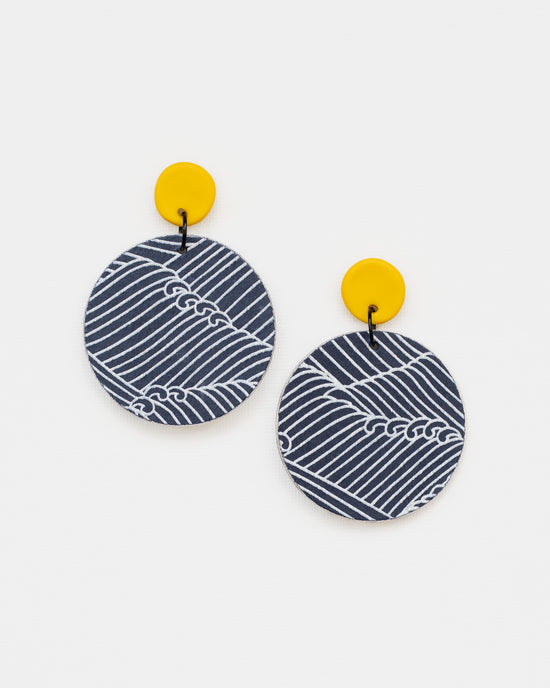 Reversible Large Disc Earrings