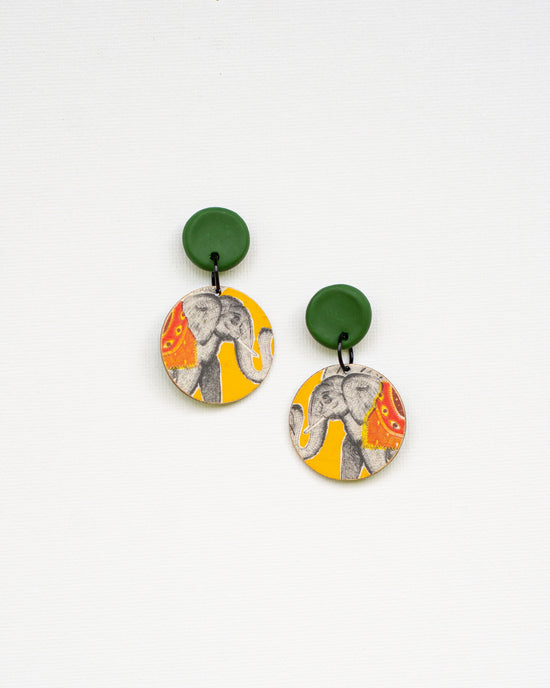 Reversible Medium Disc Earrings