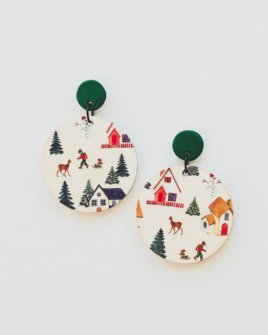Reversible Large Disc Earrings