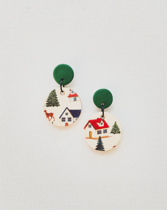 Reversible Medium Disc Earrings