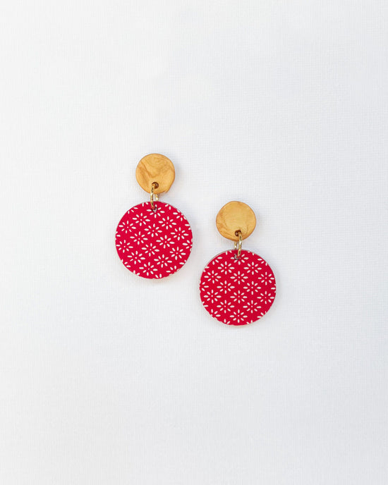 Reversible Medium Disc Earrings