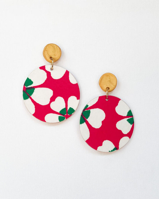 Reversible Large Disc Earrings