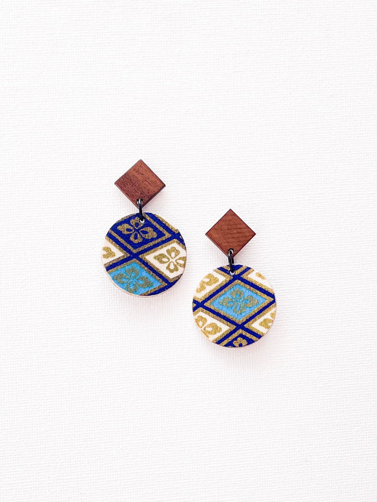 Reversible Medium Disc Earrings