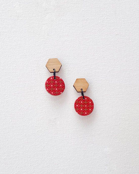 Small Disc Earrings