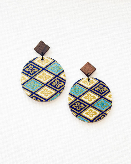 Reversible Large Disc Earrings