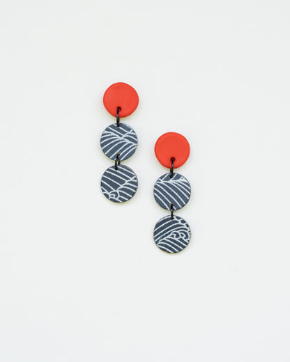 Double Disc Earrings