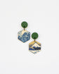 Medium Hexagon Earrings