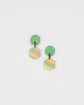 Small Hexagon Earrings