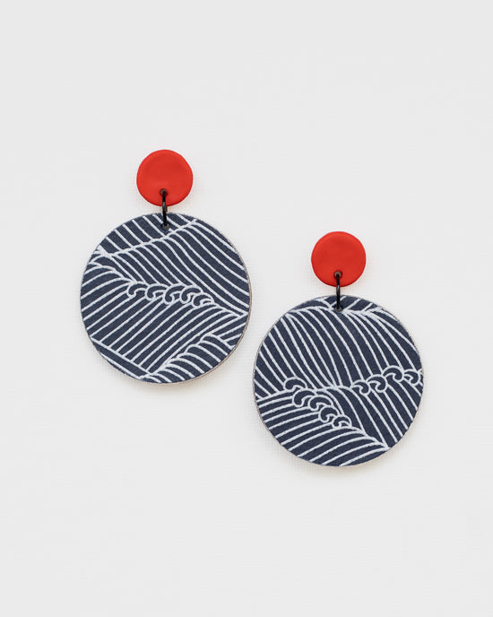 Reversible Large Disc Earrings