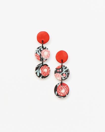 Double Disc Earrings